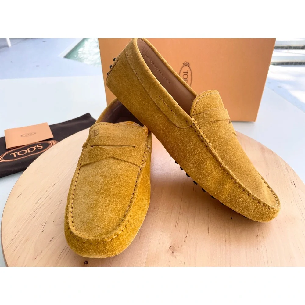 Tod's Men's Mocassino Gommini Nuovo XXM0EO00010RE0G410 Suede Loafer Shoe, UK 6